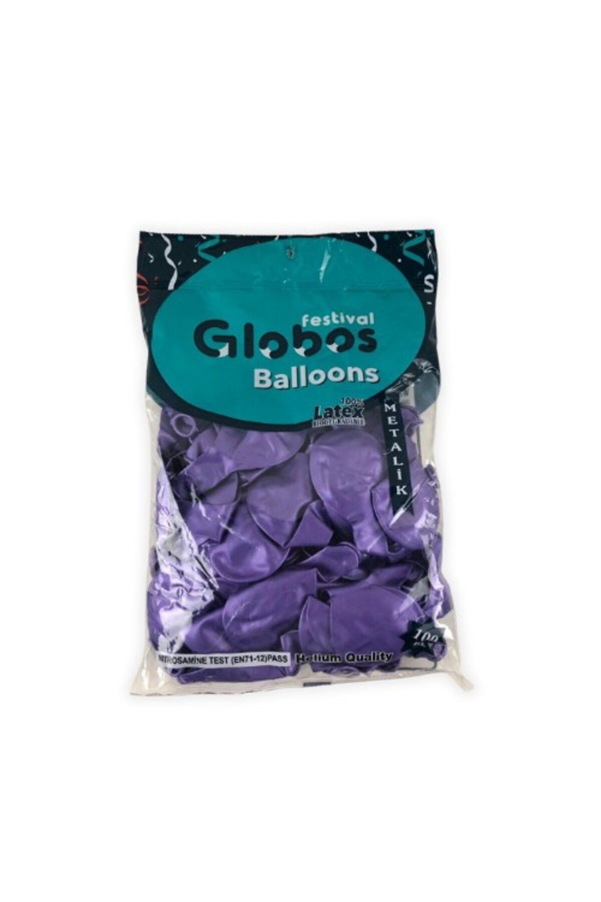 GLB METALİK BALON 12 INÇ (30 CM ÇAP) 100'LÜ PAKET