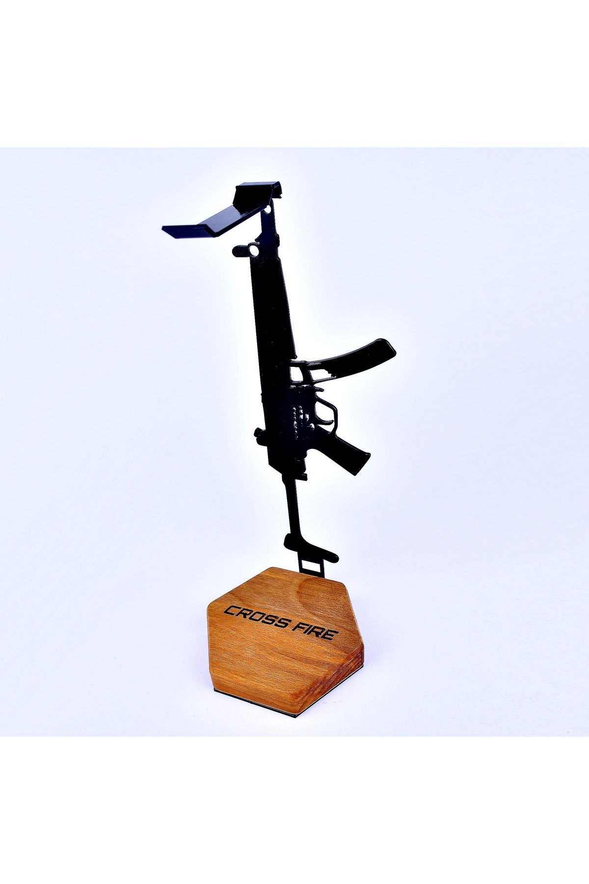 Arya Gamer Zone Oyuncular İçin Cross Fire MP- 5 Temalı Kulaklık Standı - Kişiselleştirilebilir - Gamer Hediye