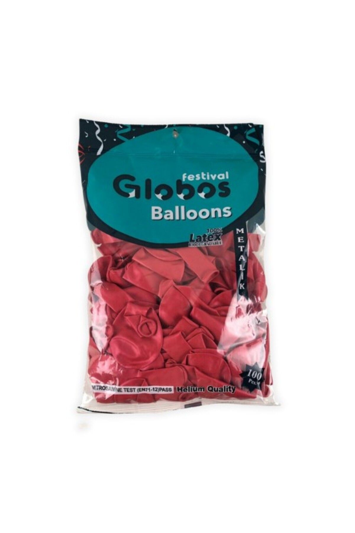 GLB METALİK BALON 12 INÇ (30 CM ÇAP) 100'LÜ PAKET