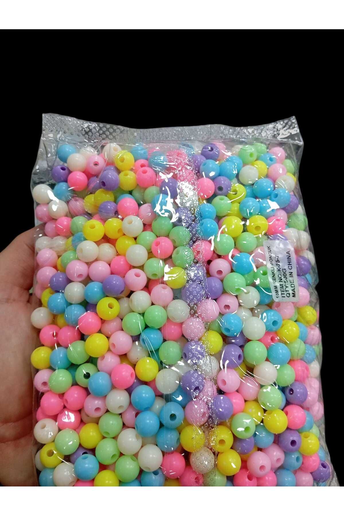 Ralp Moda ÇOK RENKLİ 8 MM BONCUK 500 GRAM
