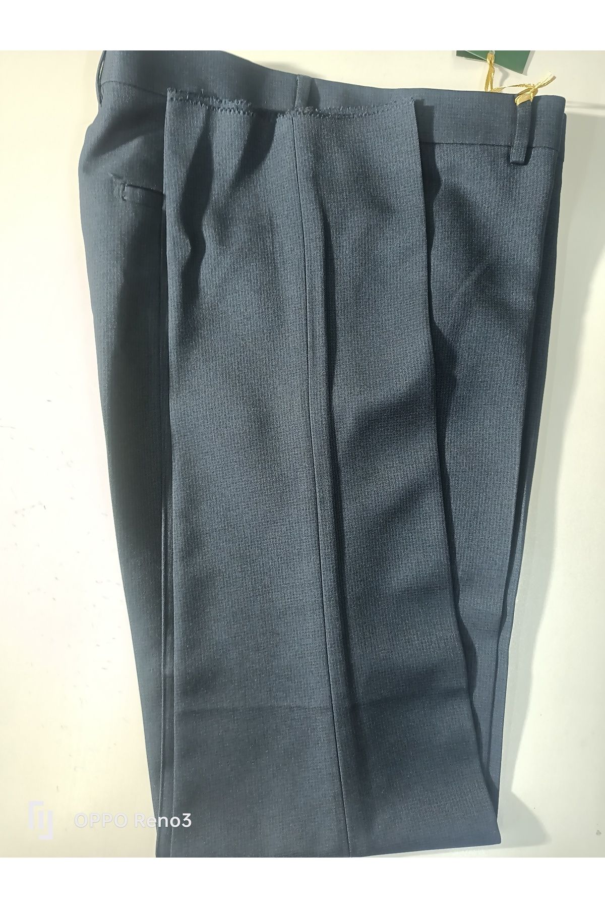 LAMPART-Regular Polyviscose Fabric Trousers 3