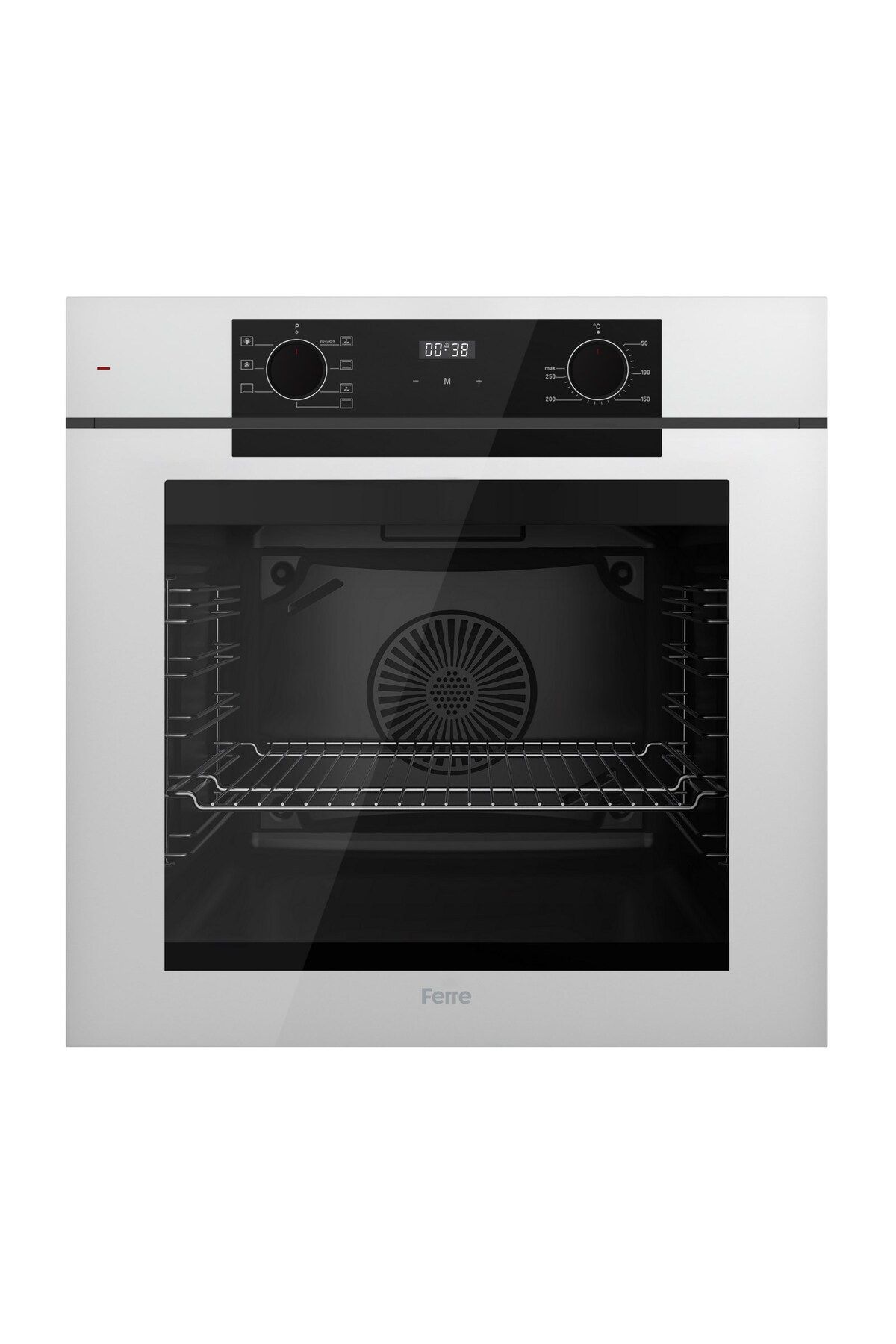 Ferre QEP63CB New Fryart Beyaz Ankastre Fırın (0+7 KONUM)
