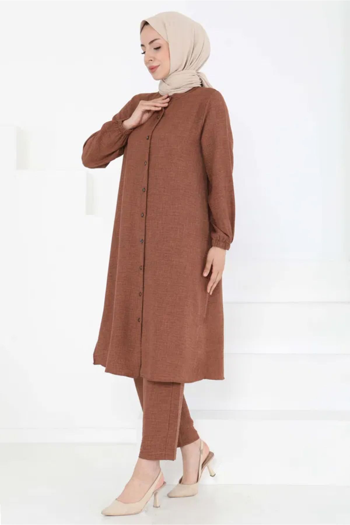Butik Hakim Yaka İkili Takım