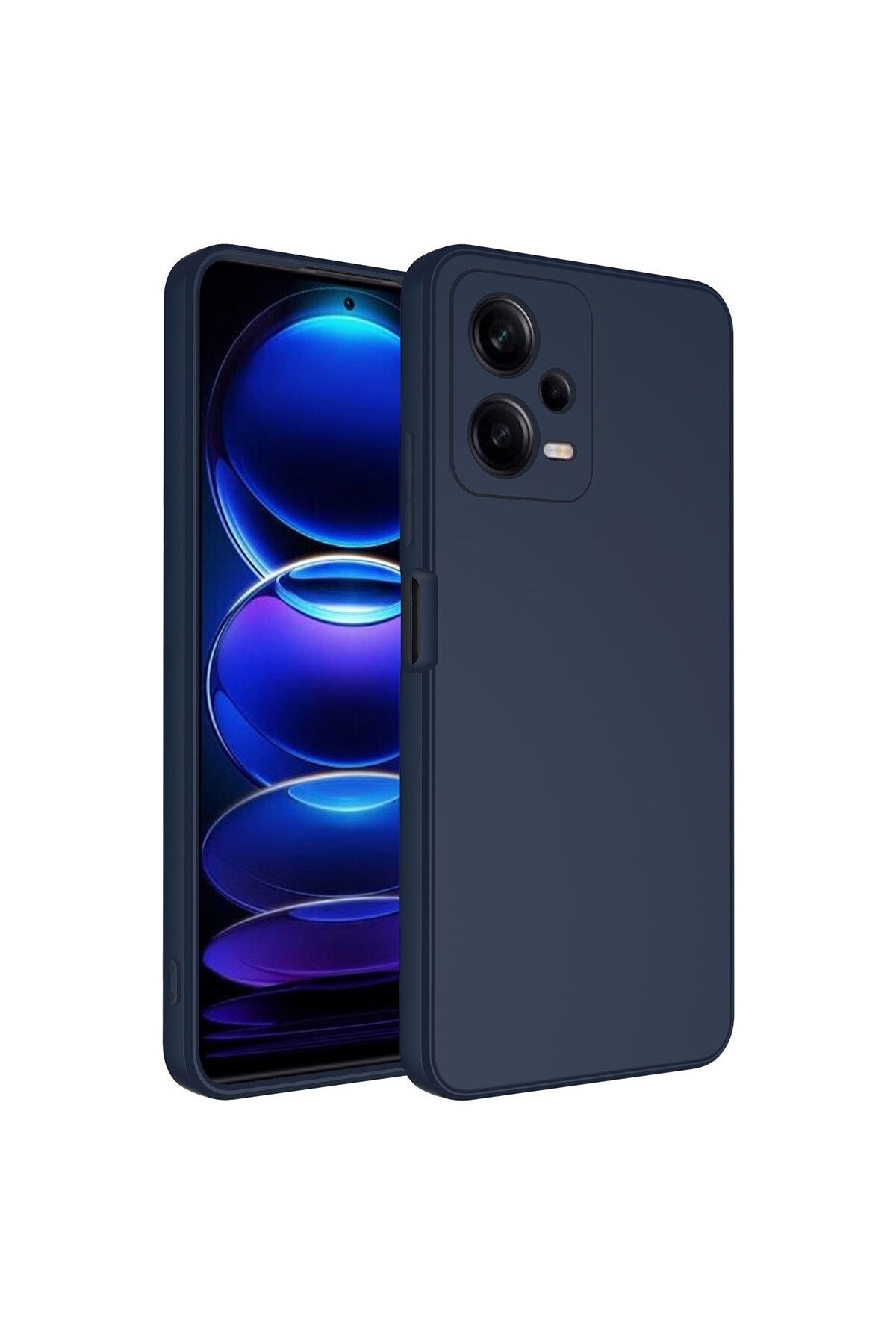 halkhouse Xiaomi Redmi Note 12 Pro 5G Kılıf Renkli Esnek Kırılmaz Yüksek Koruma Silikon Marra Kapak