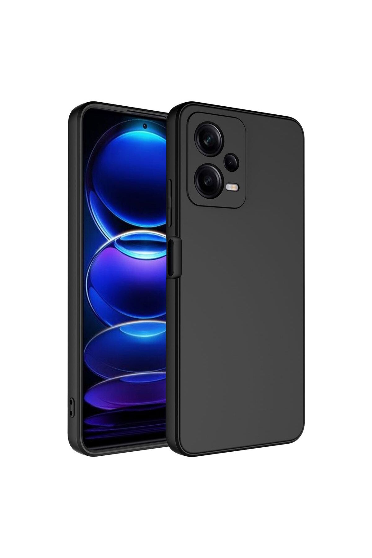 halkhouse Xiaomi Redmi Note 12 Pro 5G Kılıf Renkli Esnek Kırılmaz Yüksek Koruma Silikon Marra Kapak