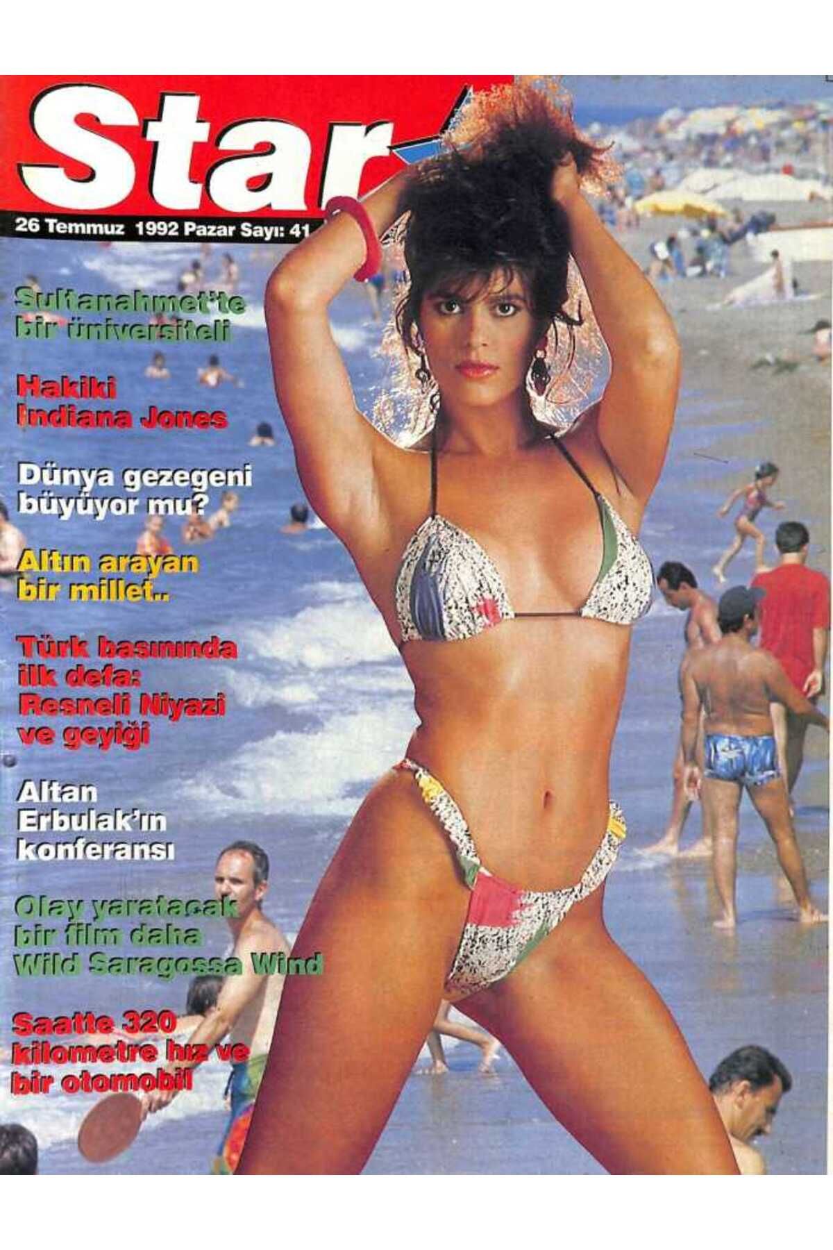 Gökçe Koleksiyon Star Dergisi 26 Temmuz 1992 Sayı 41 - Altan Erbulakın Konferansı - Dünya Gezegeni Büyüyor Mu ? NDR7