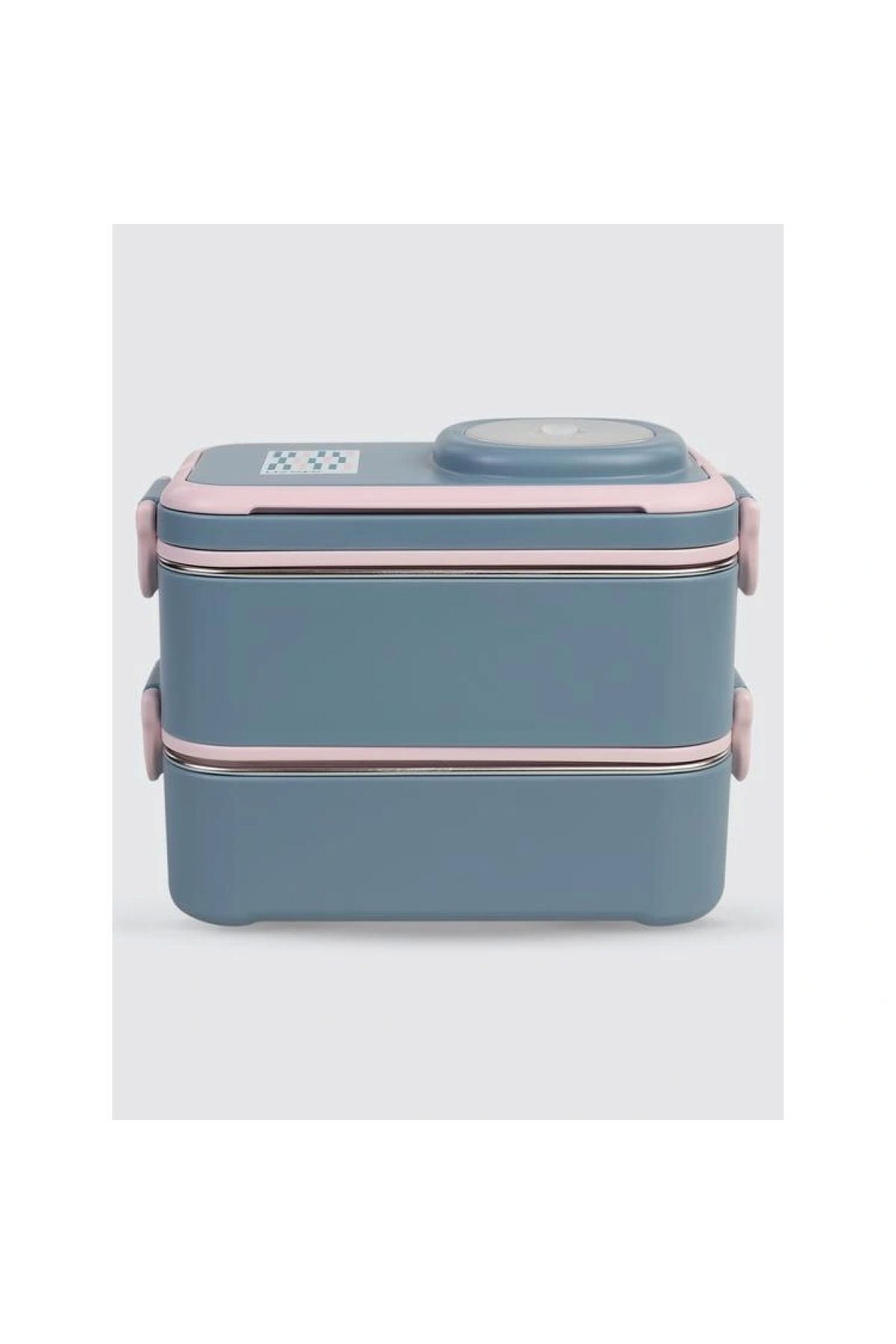 Uzspace Vgn-8023-8049 Paslanmaz Çelik Yemek Kabı - Lunch Box 1200 ml Grey