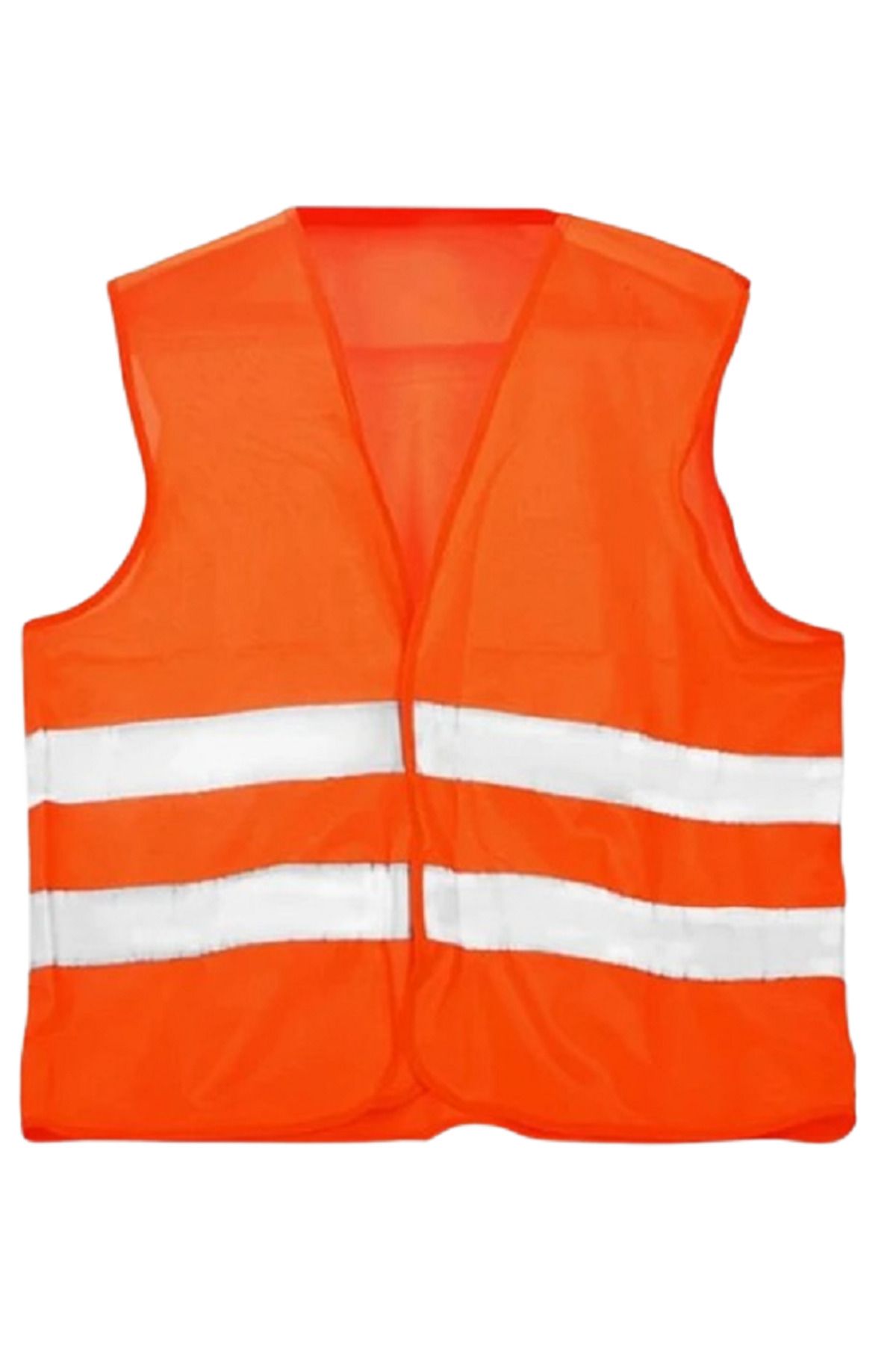 YTO Turuncu/yeşil Fosforlu Ikaz Ve Reflektörlü Güvenlik Yeleği - Unisex