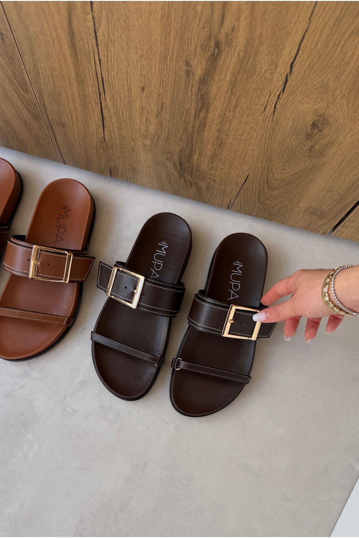 Mupa Shoes Kadın Terlik ACI KAHVE