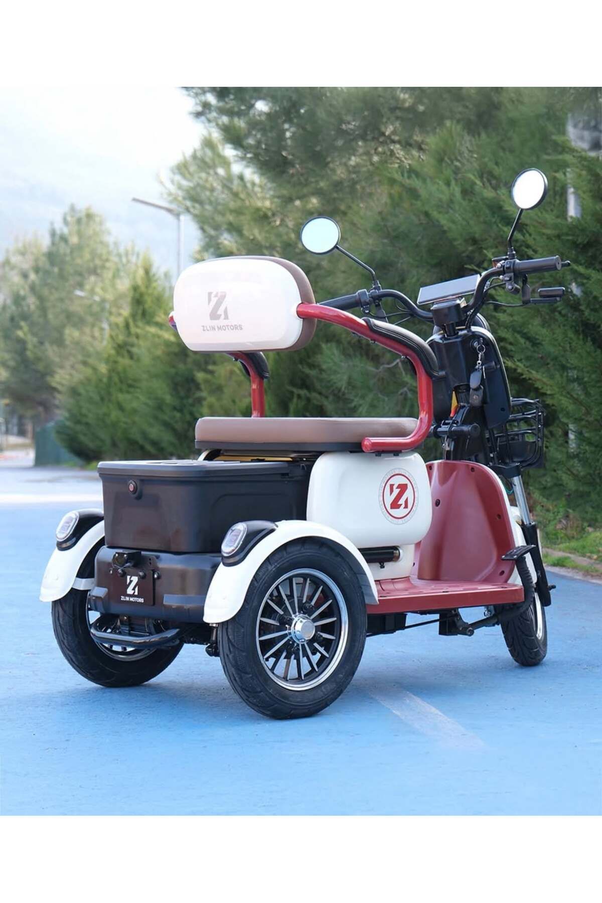 zlin 3 Tekerlekli Elektrikli Bisiklet 2025 Model