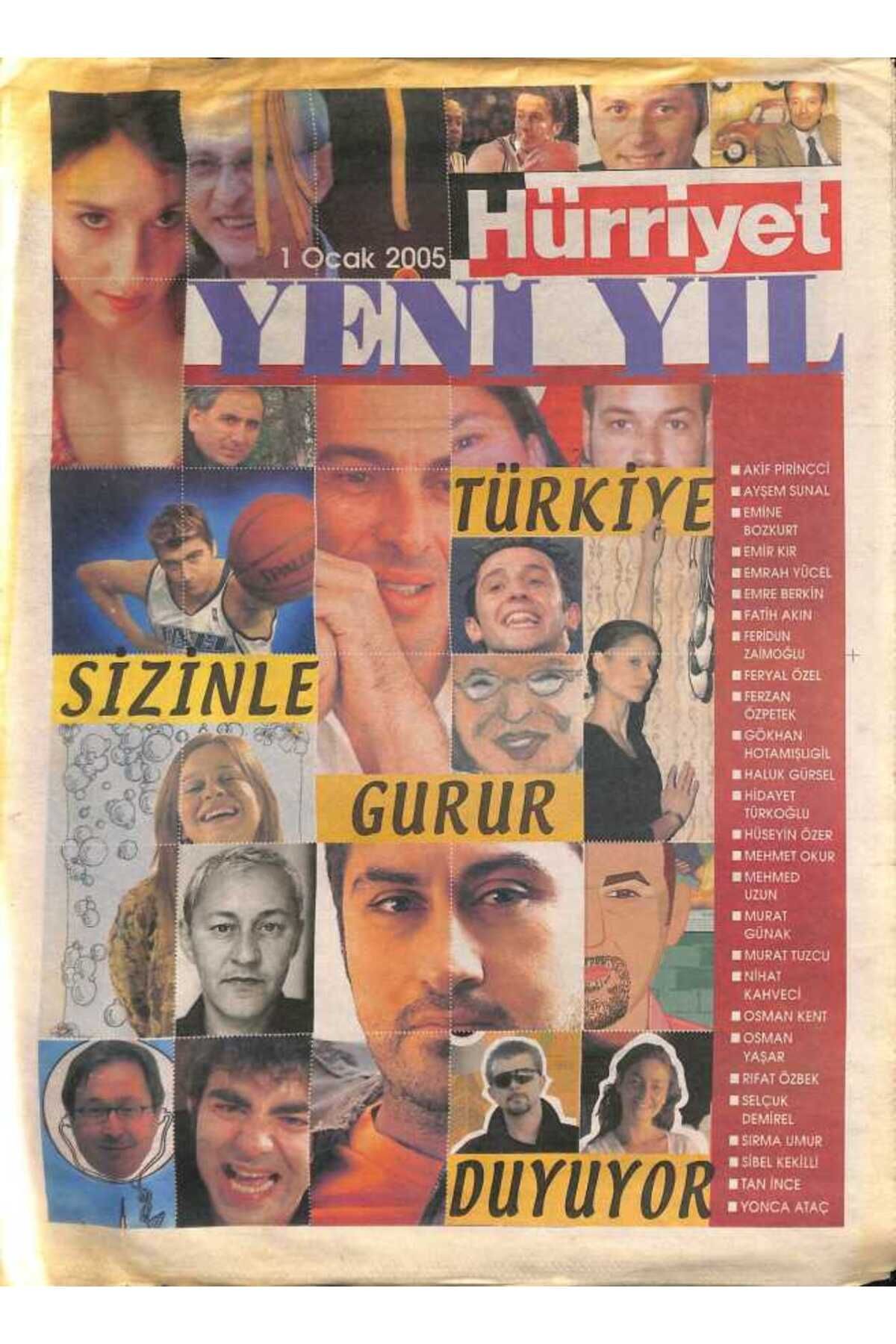 Gökçe Koleksiyon Hürriyet Yeni Yıl Dergisi 1 Ocak 2005 - El Turco Olarak Yüceltilen Modern Bir Futbol Kahramanı * Nih