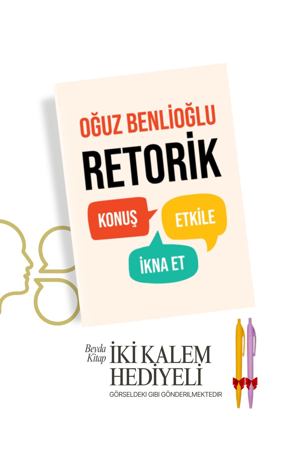 Kronik Kitap Retorik - Oğuz Benlioğlu - İki Kalem Hediyeli - DKSYN28