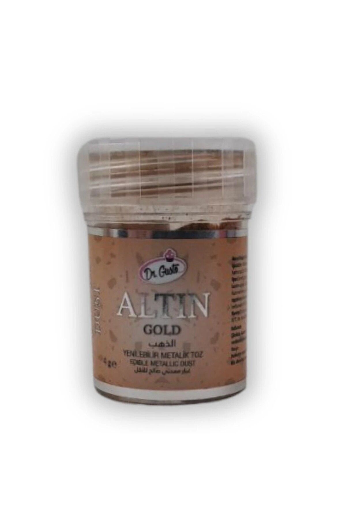Dr. Gusto YENİLEBİLİR METALİK TOZ 4 GR