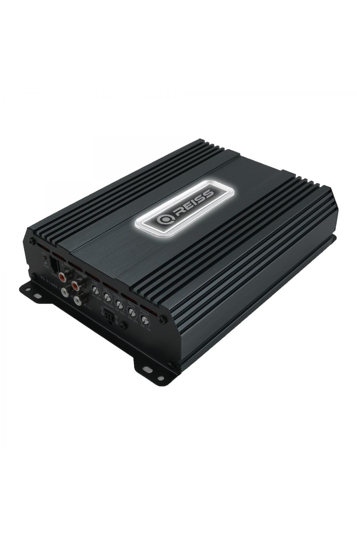 REISS AUDIO RS-Z1000.1D MONO AMFİ BAS SUBWOOFER AMFİSİ 1 OHM 1000 WATT RMS POWER BAS KONTROL APARATLI