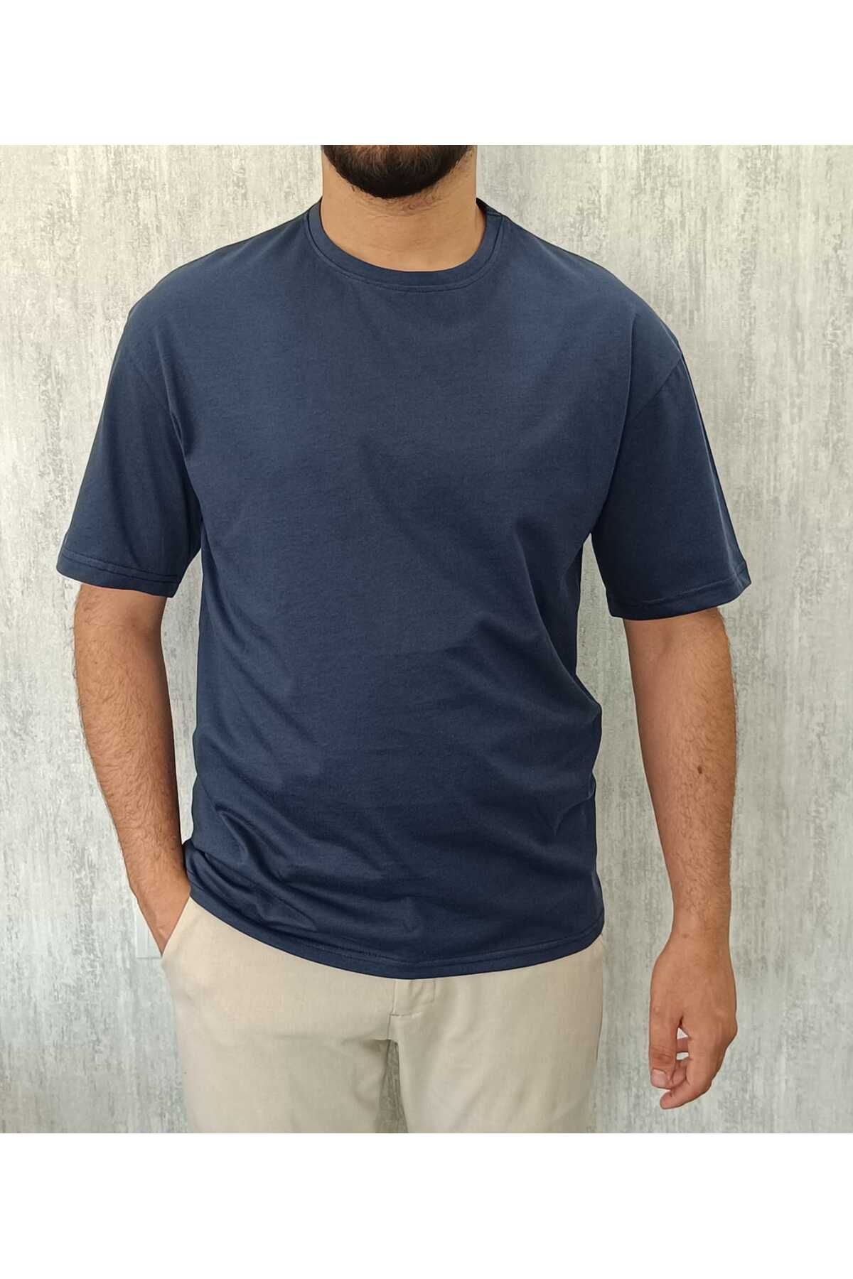 ELİF COLLECTİON Bisiklet Yaka T-shirt