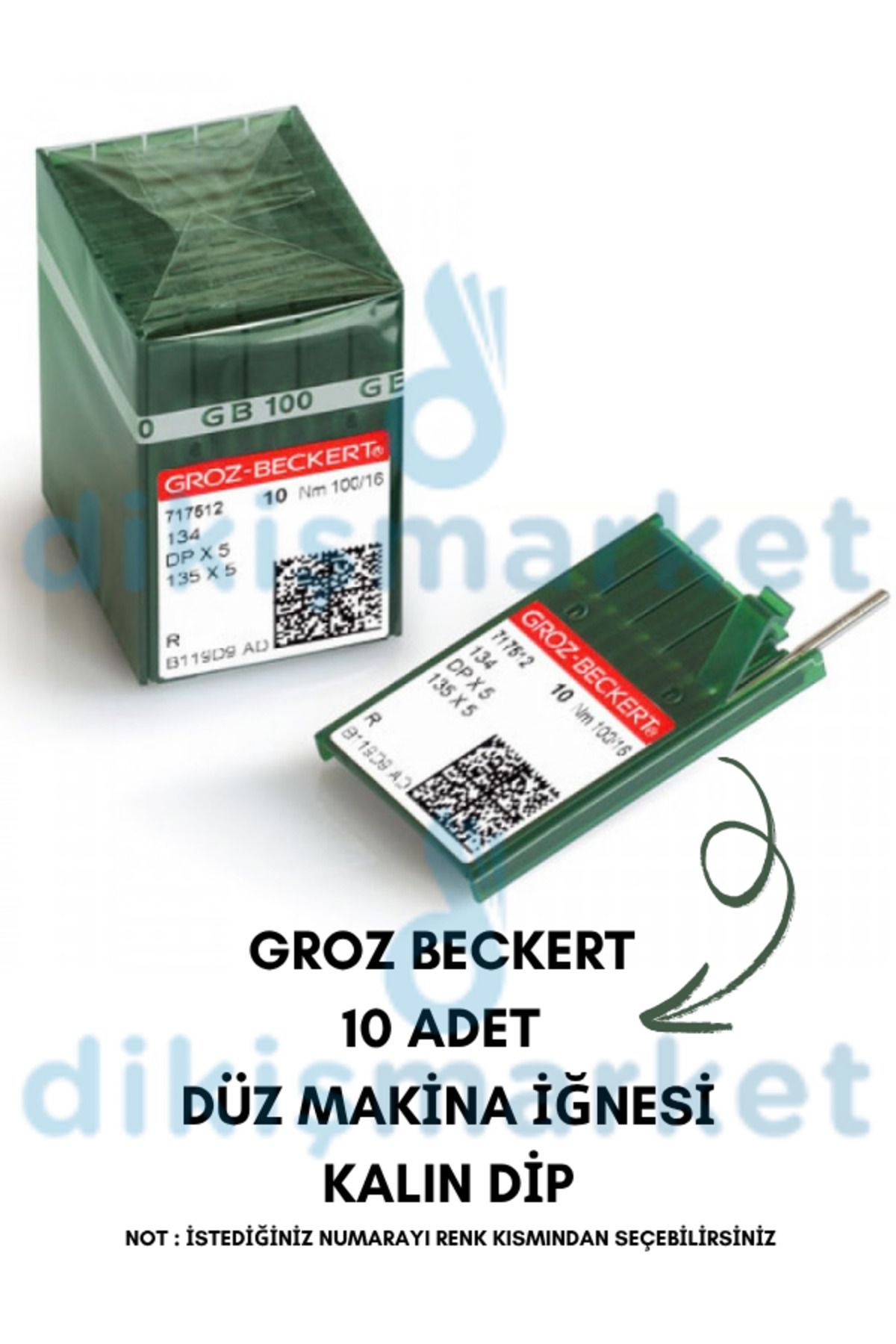 dm dikişmarket Singer Brother Jukı Sıruba Typıcal SANAYİ Konfeksiyon Terzi Düz Makine GROZ İğne / Kalın Dip