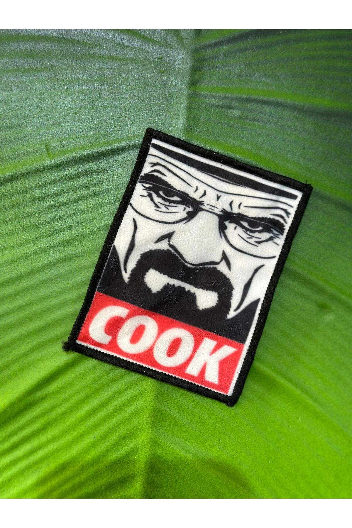 Gönülden Tasarım COOK YAZILI ARMA DİKİŞ APLİKE 10X7 CM