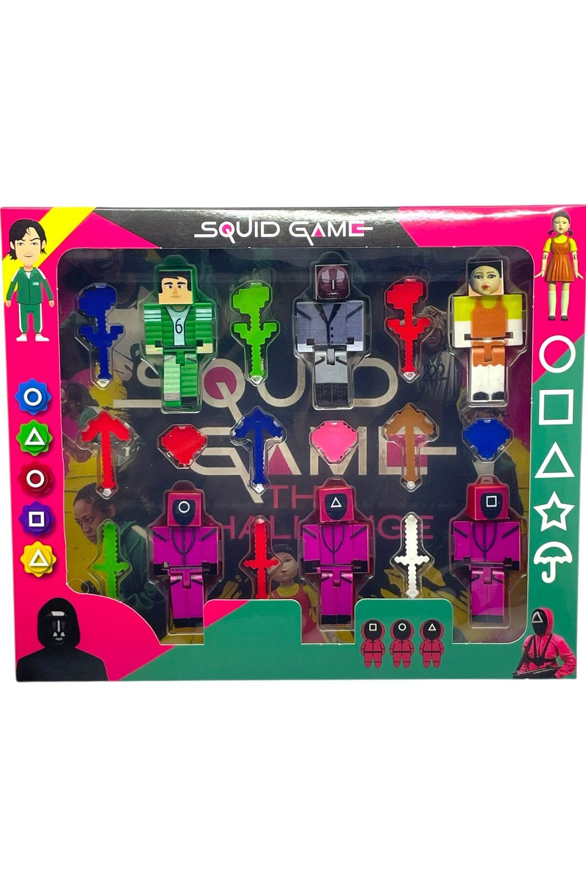 SCOWETTO SQUID Game 18 Parça 6 Figürlü Set Oyuncak
