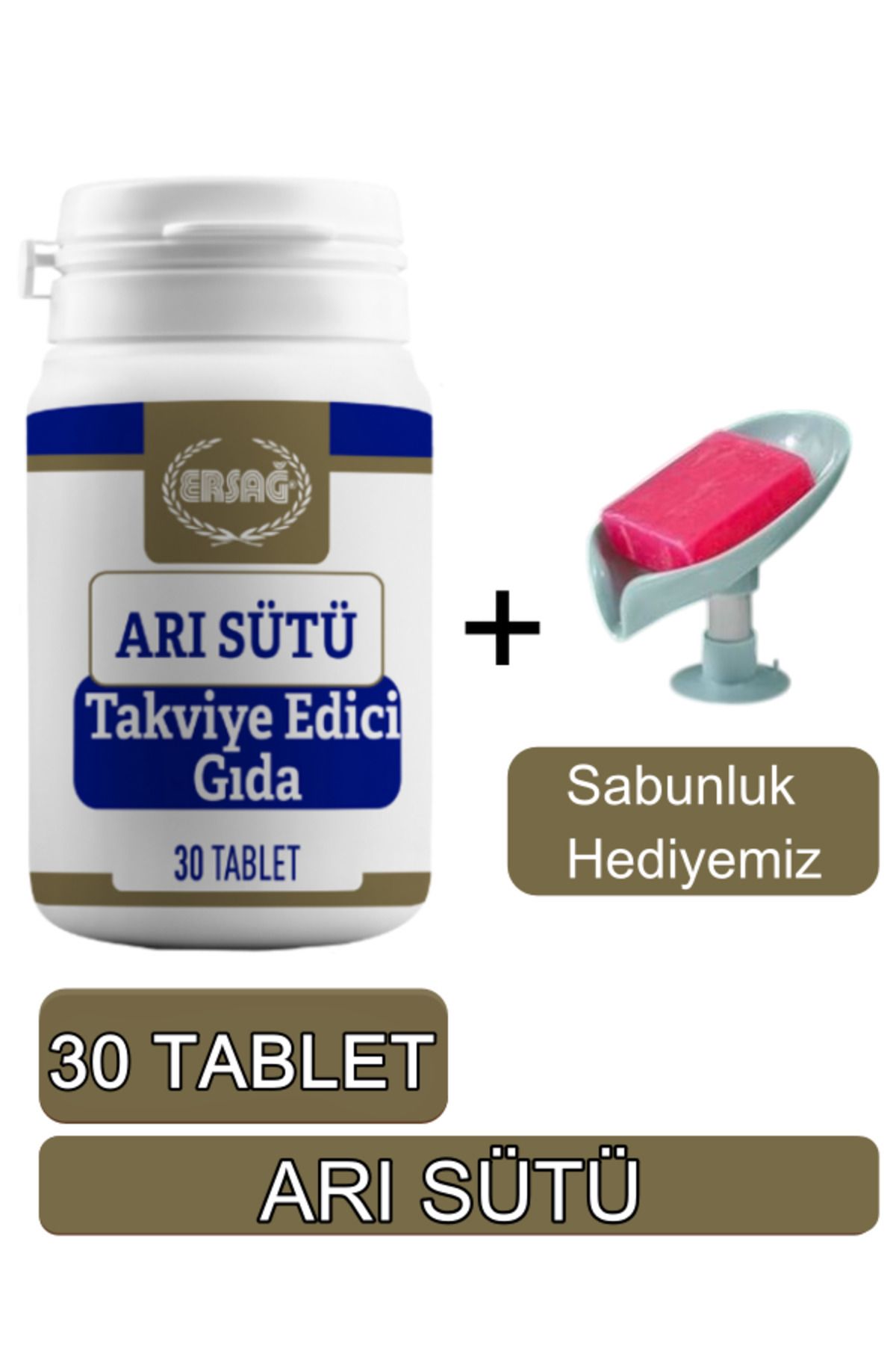 Ersağ Ersağ Arı Sütü - Sabunluk Hediyemiz 2034-23