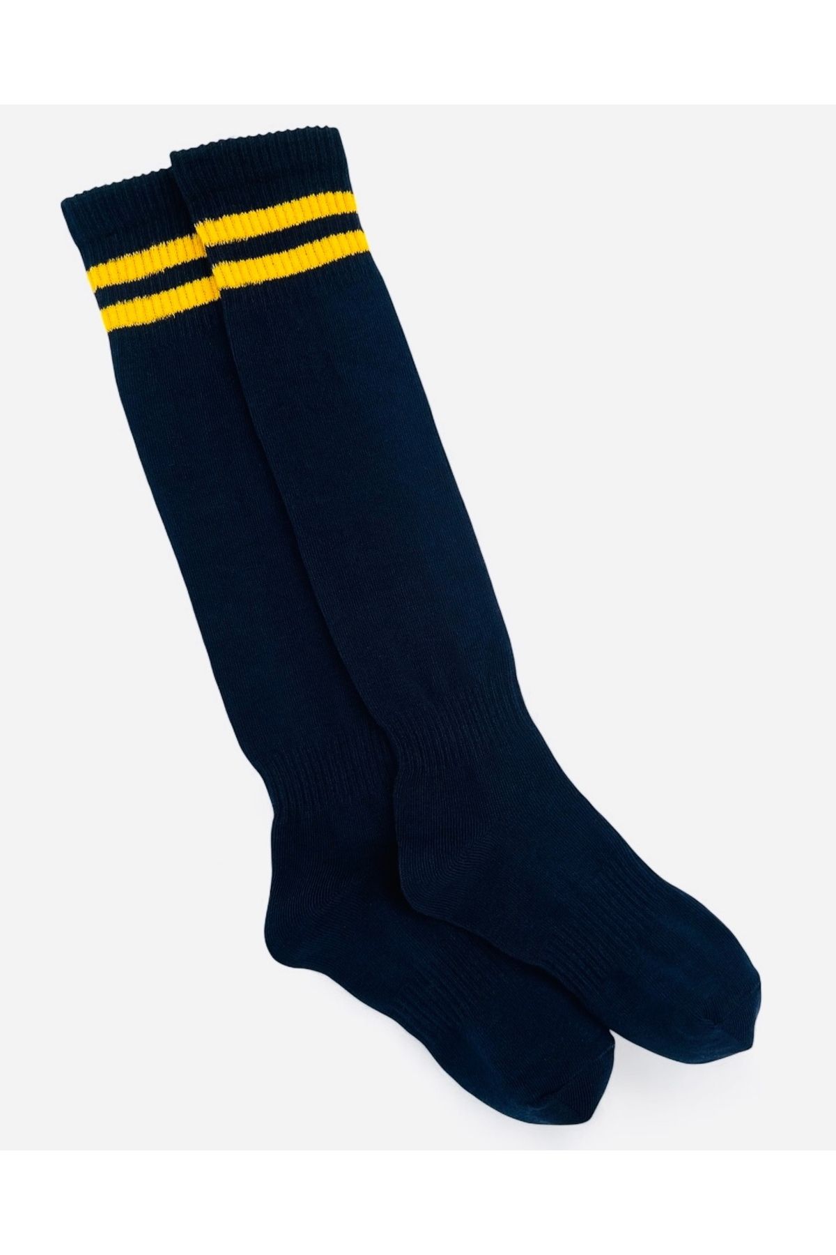 Çorabistaan 2 Çift Çok Renkli Çemberli Unisex Kız Erkek Çocuk Futbol Halı Saha Maç Çorabı Tozluk Spor Taraftar