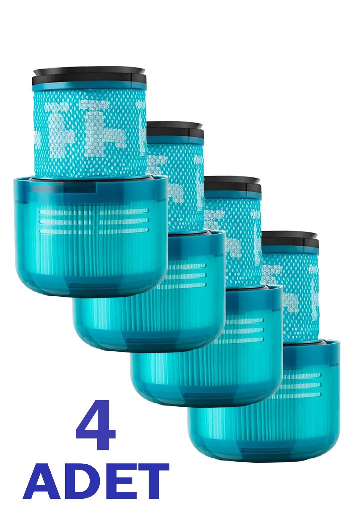 Marketto Dyson Uyumlu V15 Detect+ Süpürge Filtresi, 4 ADET ( Outsize'e UYUMSUZ )