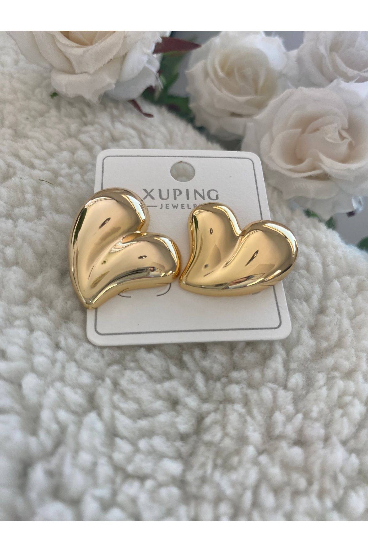 begonyam aksesuar XUPING KALPLİ GOLD KÜPE