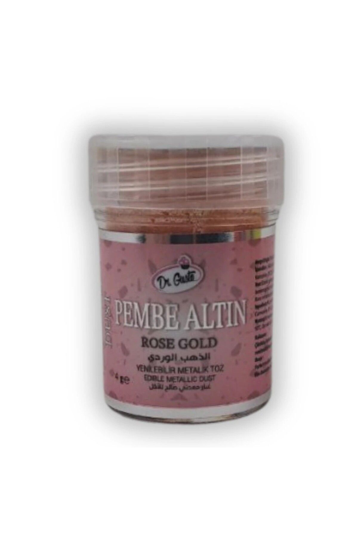 Dr. Gusto YENİLEBİLİR METALİK TOZ 4 GR
