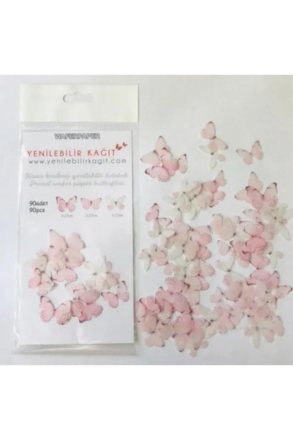 Yenilebilir Kağıt Wafer paper YENİLEBİLİR KELEBEK