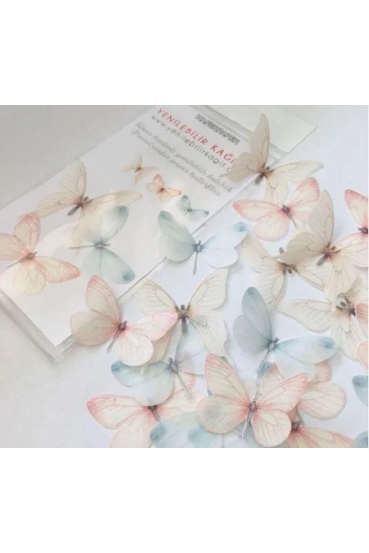 Yenilebilir Kağıt Wafer paper YENİLEBİLİR KELEBEK