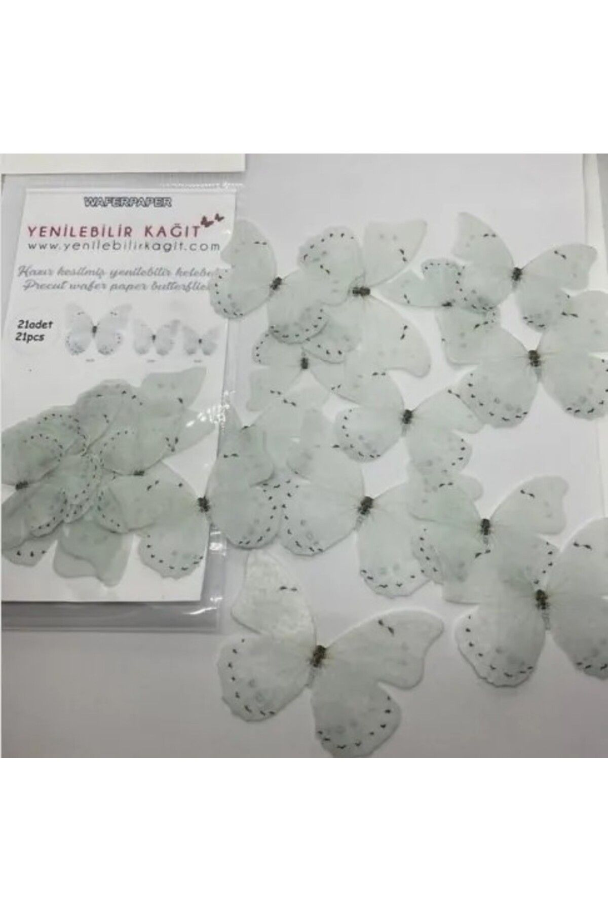 Yenilebilir Kağıt Wafer paper YENİLEBİLİR KELEBEK