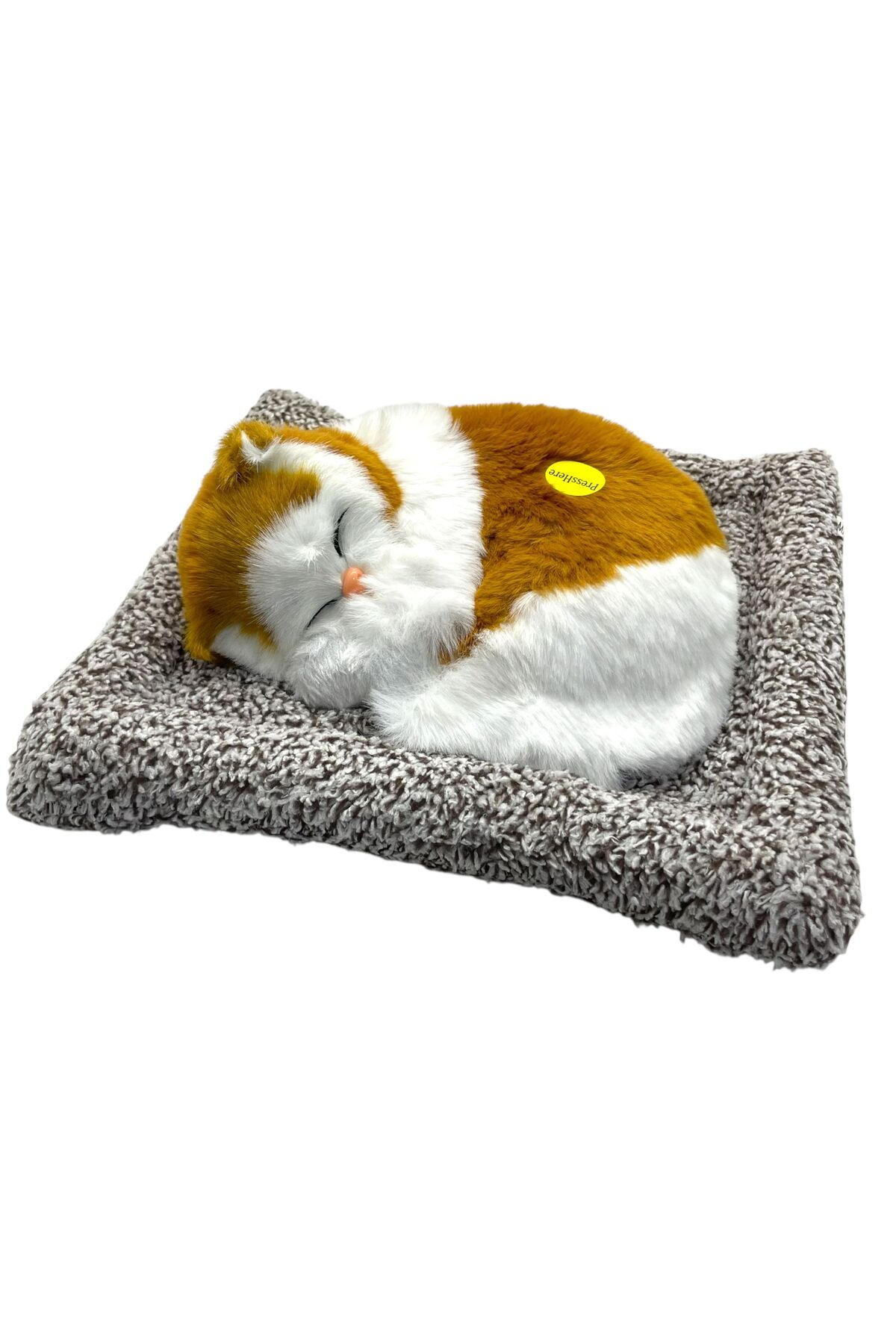 SCOWETTO Sesli Peluş Yatan Kedi