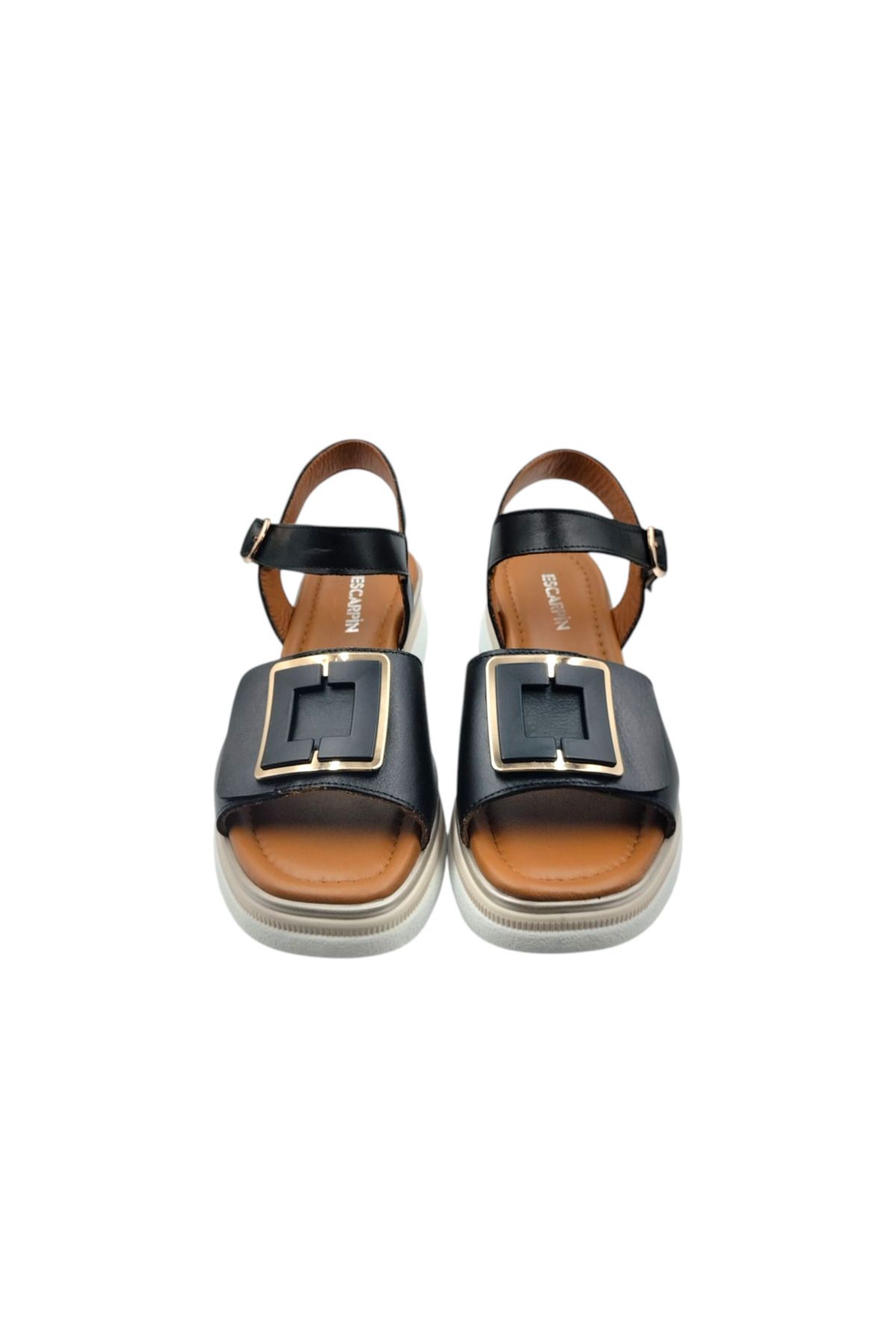 Escarpinshoes KADIN HAKİKİ DERİ ŞIK GÜNLÜK SANDALET