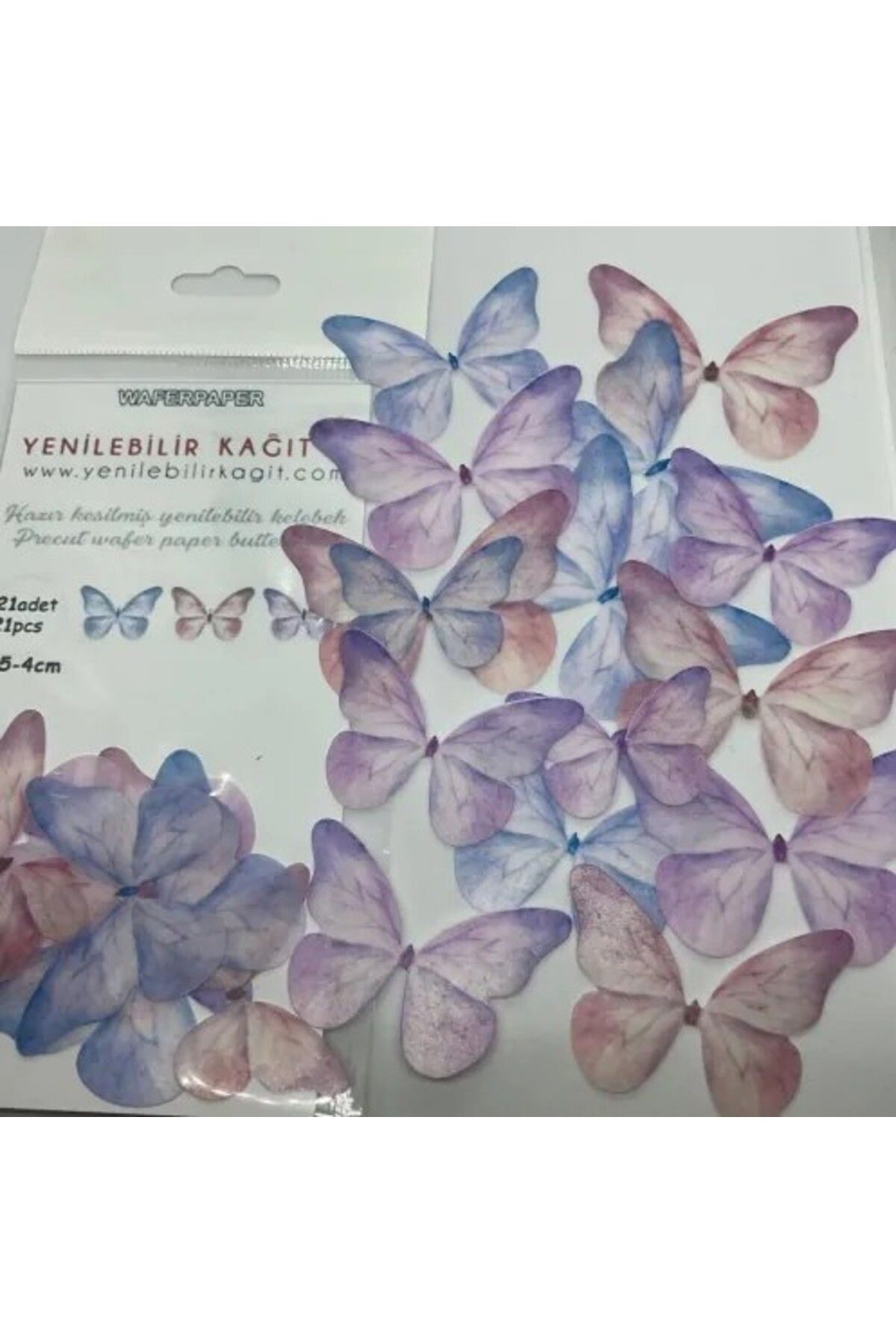 Yenilebilir Kağıt Wafer paper YENİLEBİLİR KELEBEK
