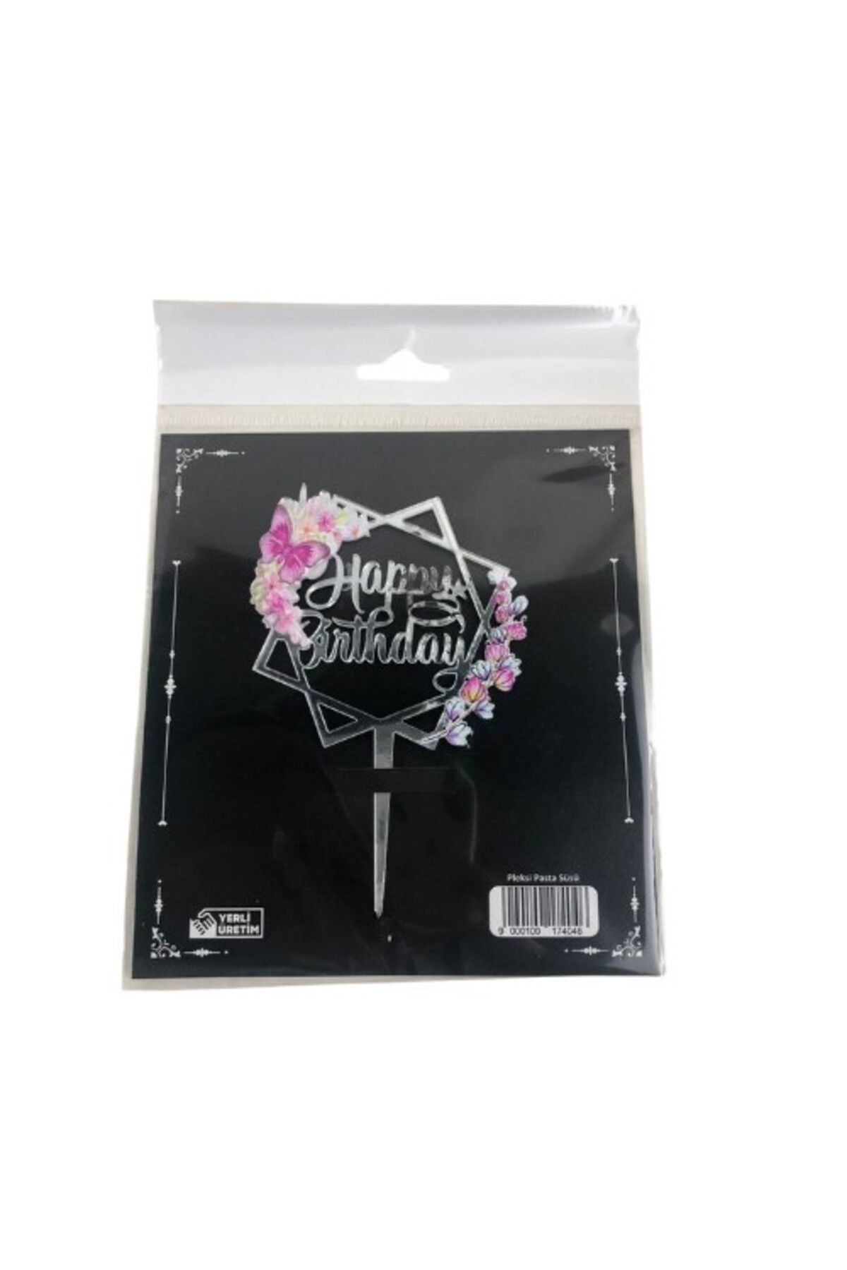 shop PLEKSİ HAPPY BIRTHDAY GÜMÜŞ