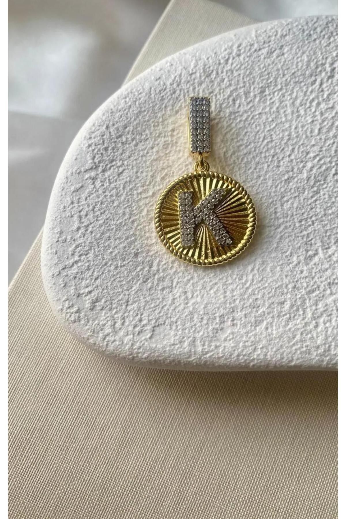 SELISYAJEWELRY Charm Kolye Ucu K harfi