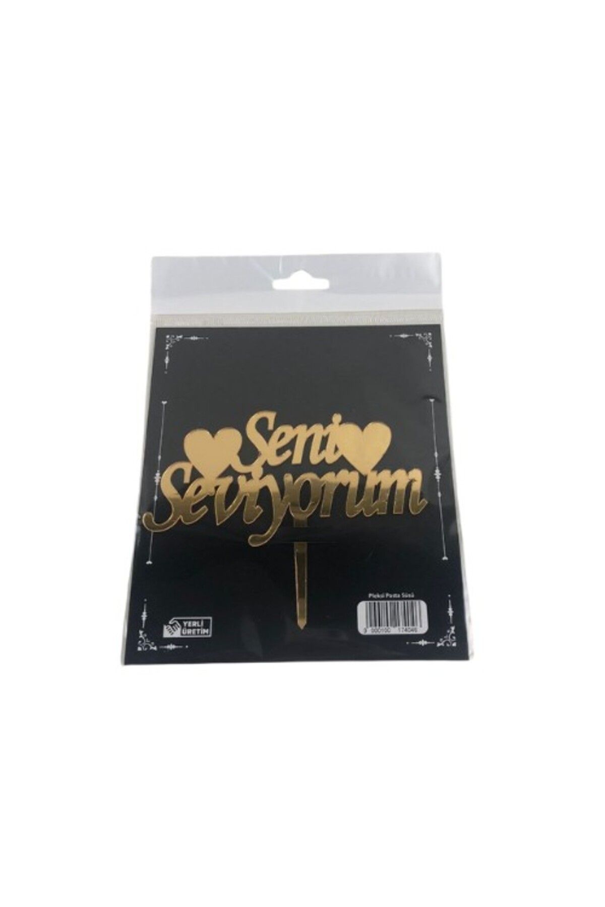 shop PLEKSİ SENİ SEVİYORUM GOLD