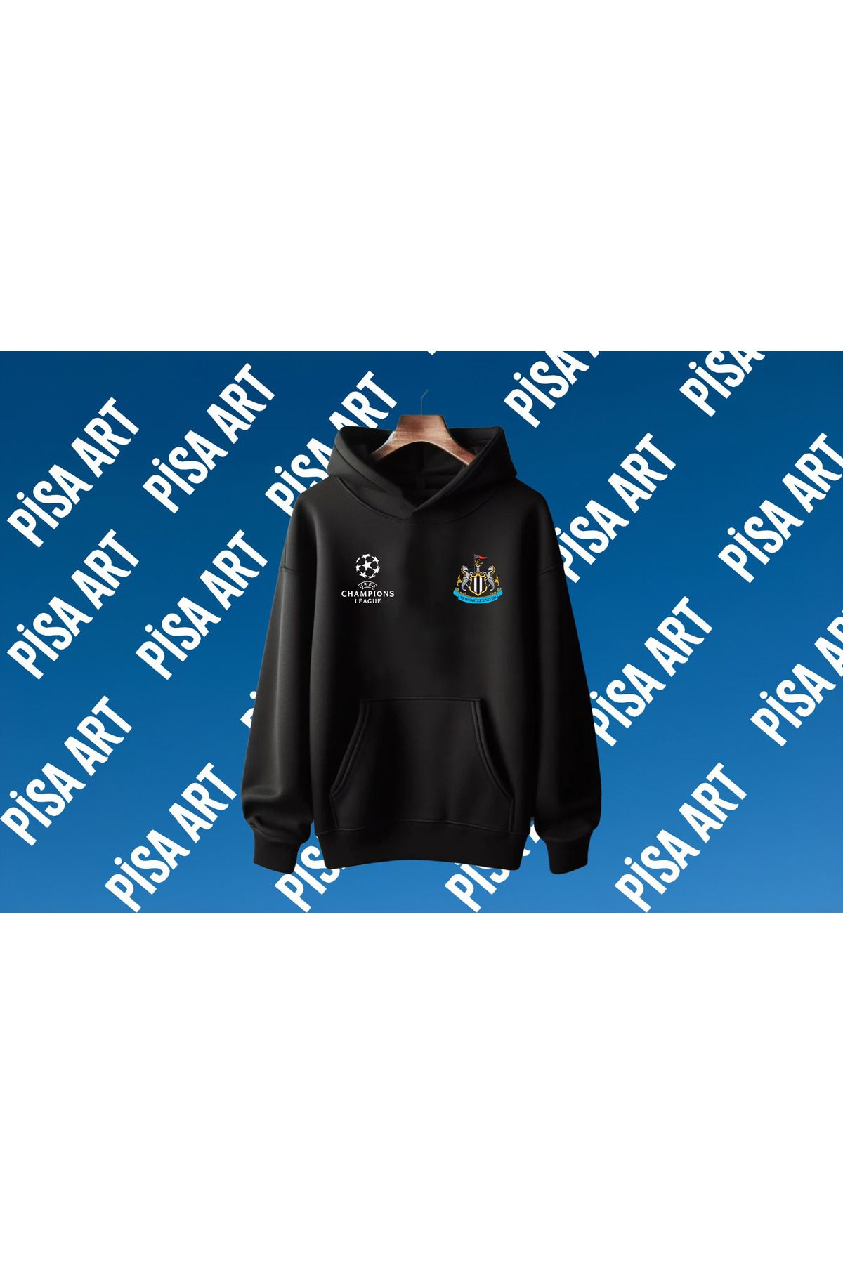 Pisa Art NEWCASTLE UNITED X DEVLER LİGİ ÖZEL TASARIM UNISEX TARAFTAR SWEATSHIRT