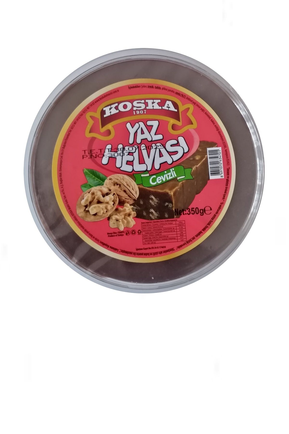 Koska Cevizli Yaz Helvası 350 Gr.
