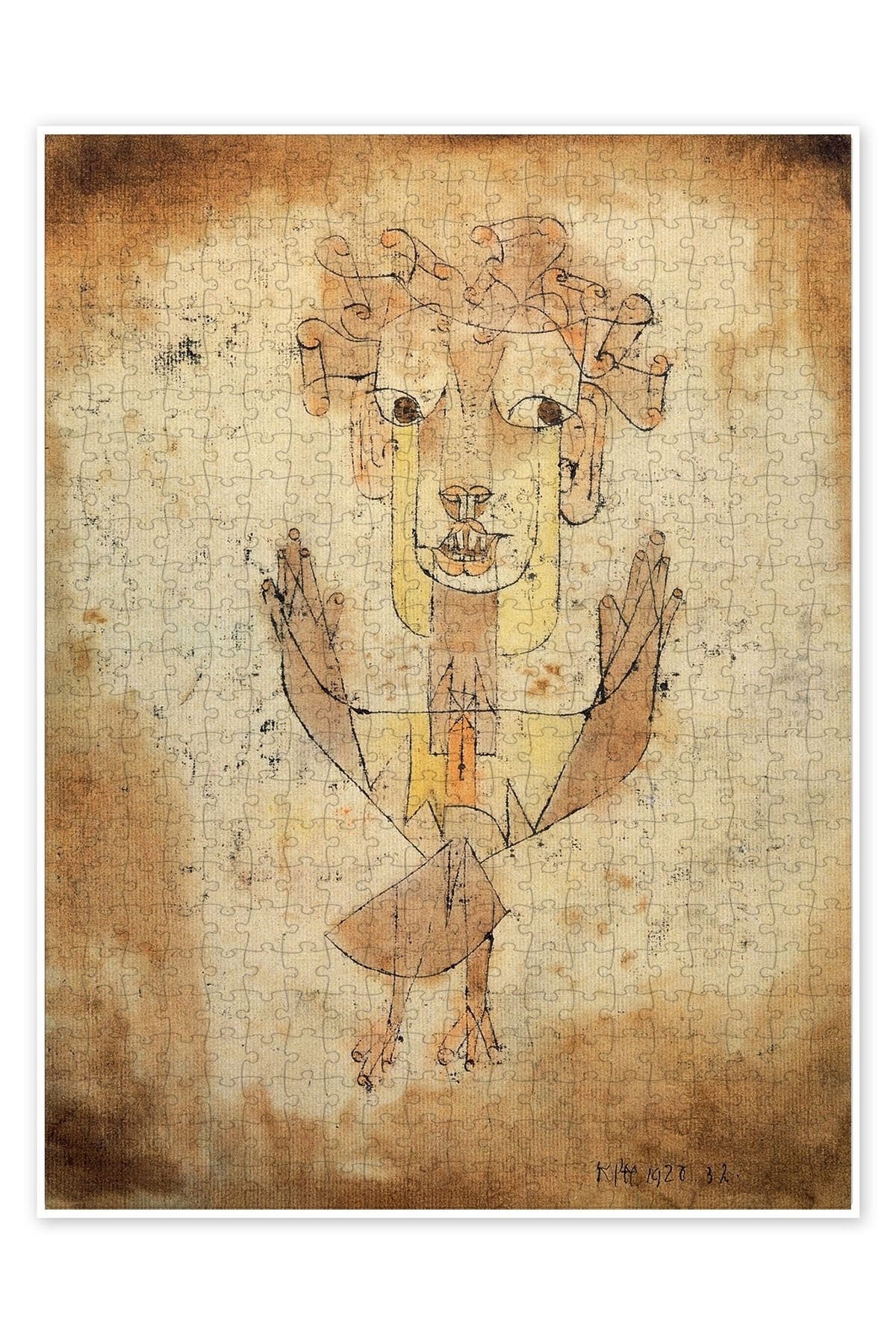 Jeronkarji Angelus Novus, 1920 500 Parça Puzzle Yapboz Bohem Soyut Sanat Temalı