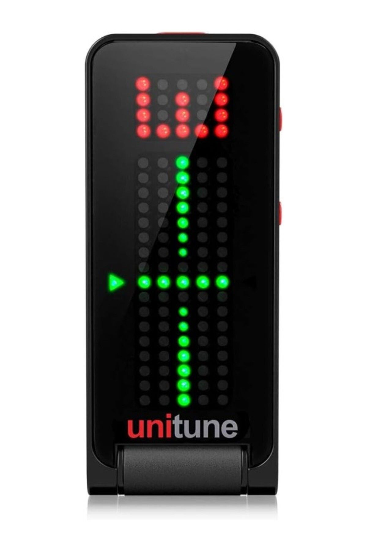 ShopZum Tc Electronic Unitune Clip Noir Siyah Klipsli Akort Cihazı, Stroboskop Ve Kromatik Modlar Ve 108 Le