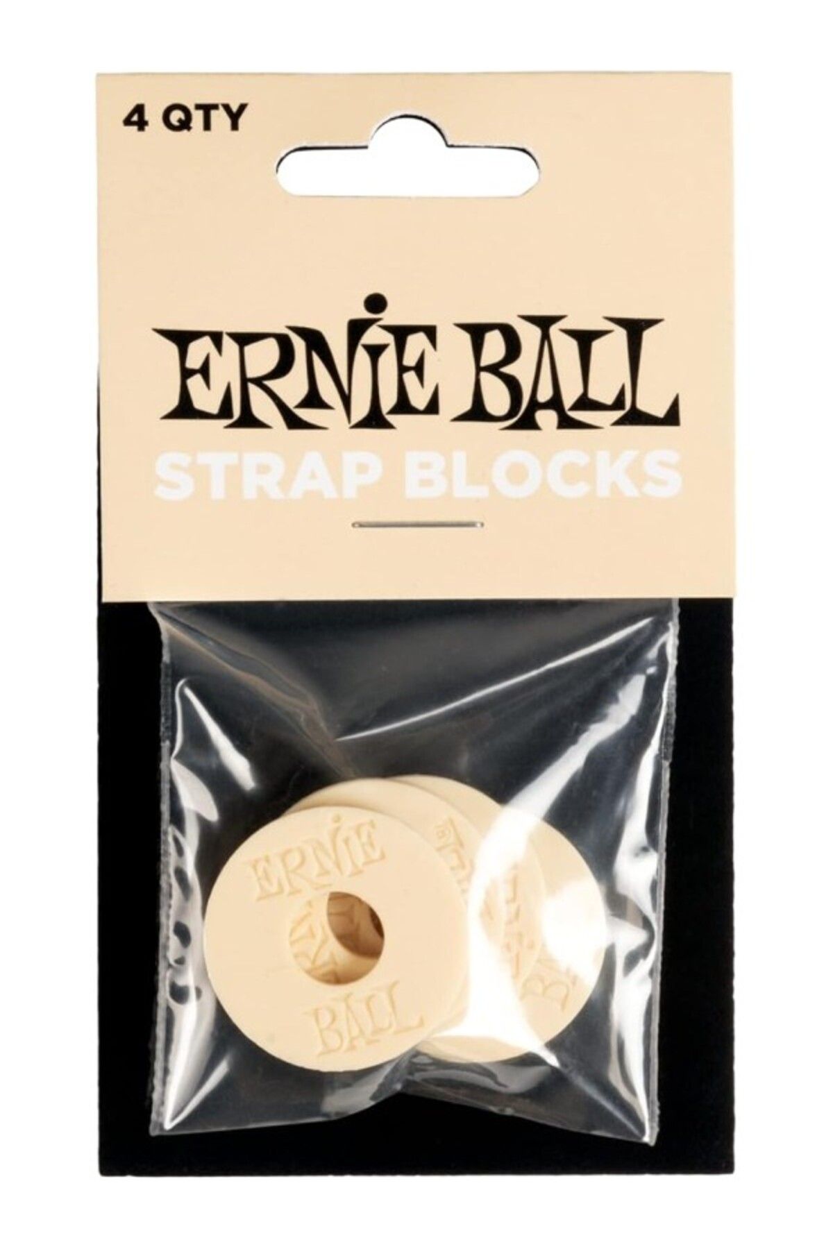 ShopZum Ernie Ball Askı Blokları 4Lü - Krem