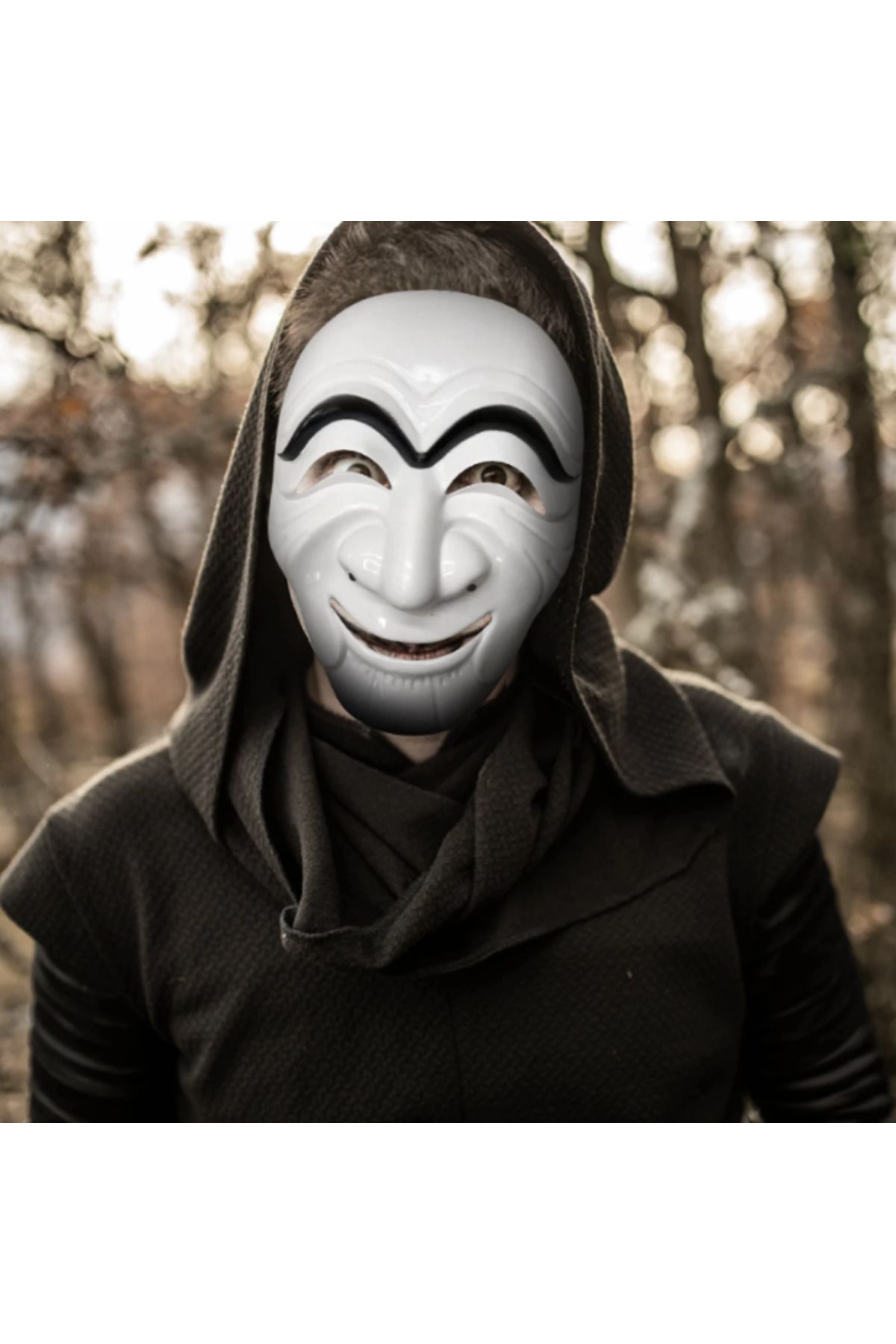 Yuba Avm Nessiworld Koreli Hırsız Teatral Hahoe Maskesi - Para Heist Maskesi - Dali Maskesi