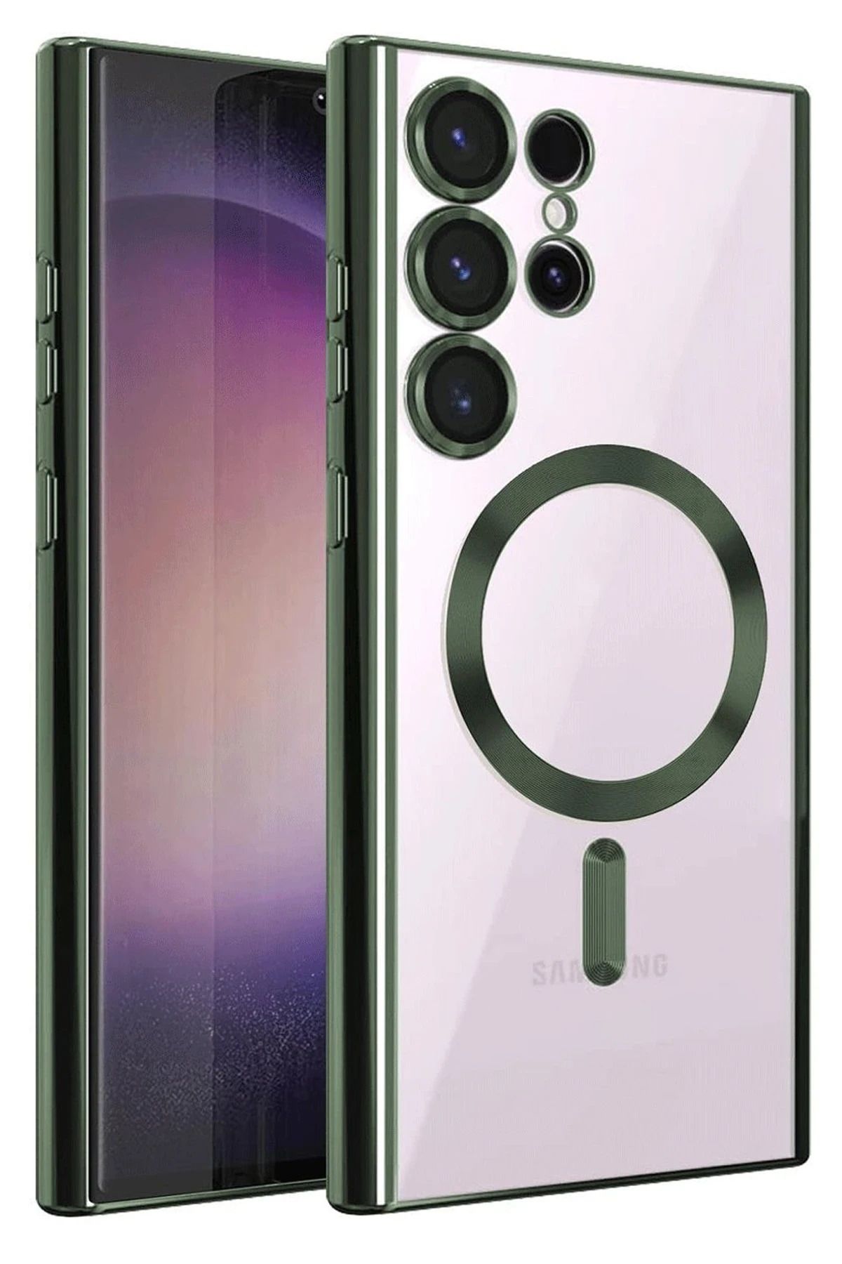 NANOSPACE Samsung Galaxy S25 Ultra İle Uyumlu Kılıf Kross Magneticsafe Kapak