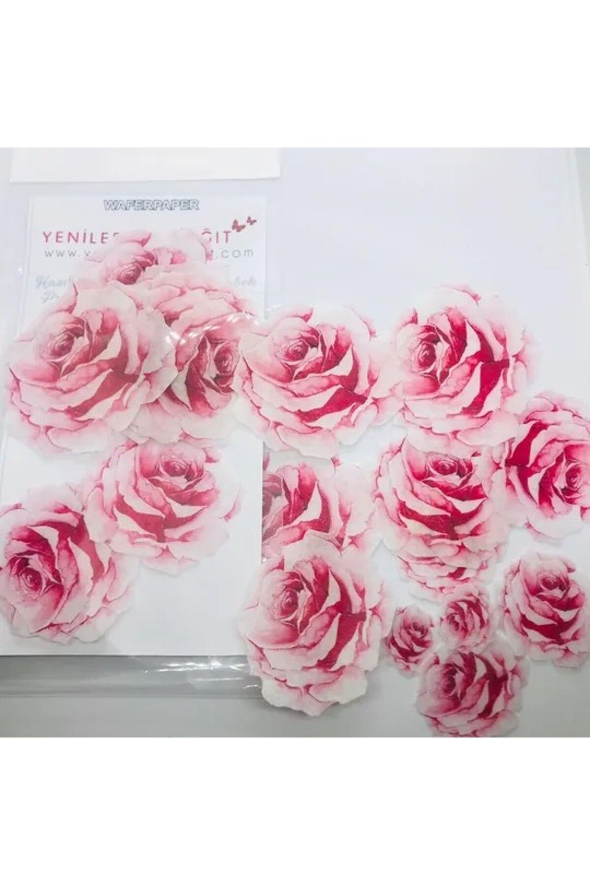 Yenilebilir Kağıt Wafer paper YENİLEBİLİR GÜL