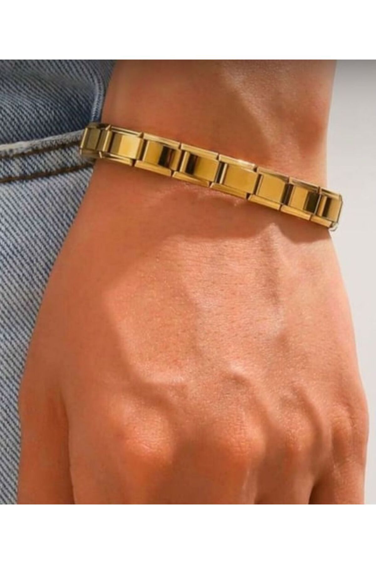 demirosa İtalyan Charm Silver Çelik Bileklik