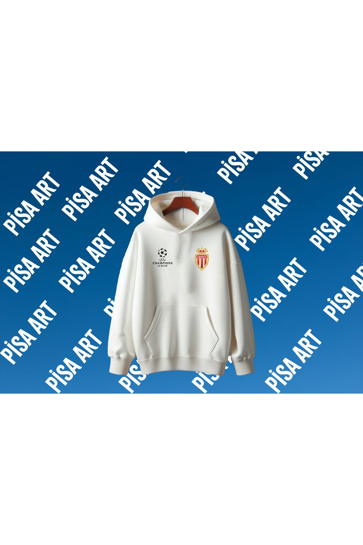 Pisa Art MONACO X DEVLER LİGİ MZEL TASARIM UNISEX TARAFTAR SWEATSHIRT