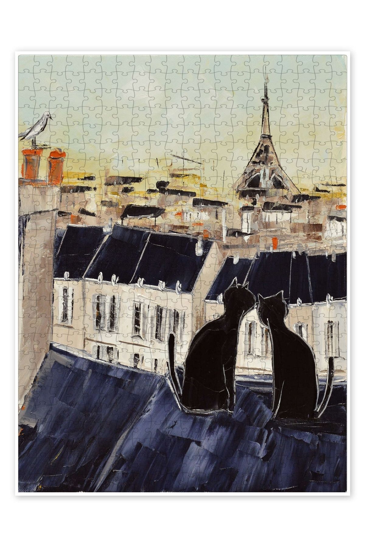 Jeronkarji Bana Paris 500 Parça Puzzle Yapboz Şehir Manzara Temalı Hobilik