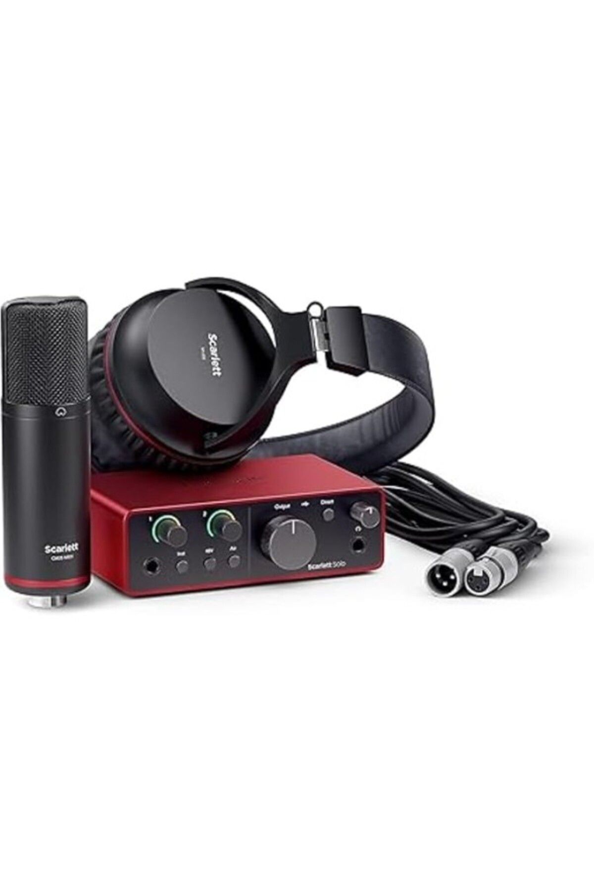ShopZum Focusrite Scarlett Solo Studio Gen 4 Ses Kayıt Paketi: Şarkı Yazarları İçin Kayıt, Yayın Ve Podcast