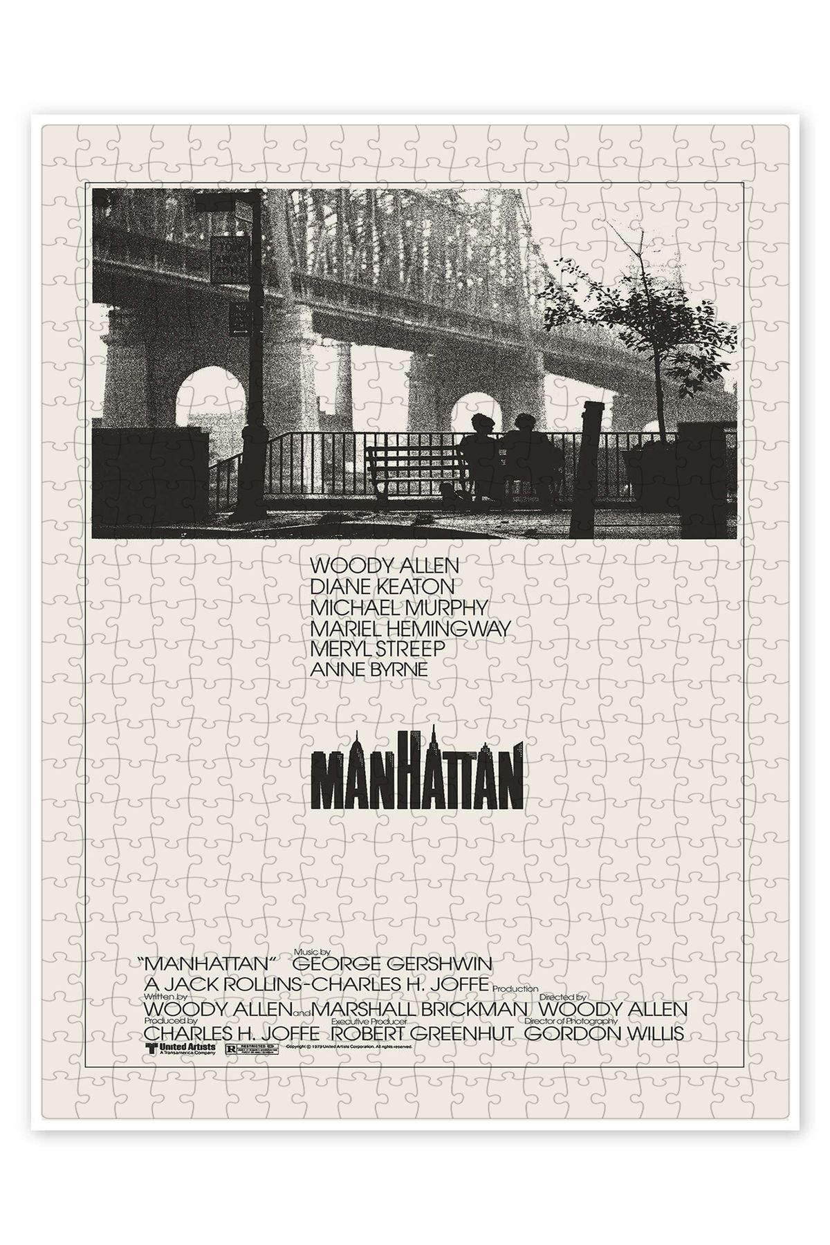 Jeronkarji Manhattan 500 Parça Puzzle Yapboz Klasik Film Temalı