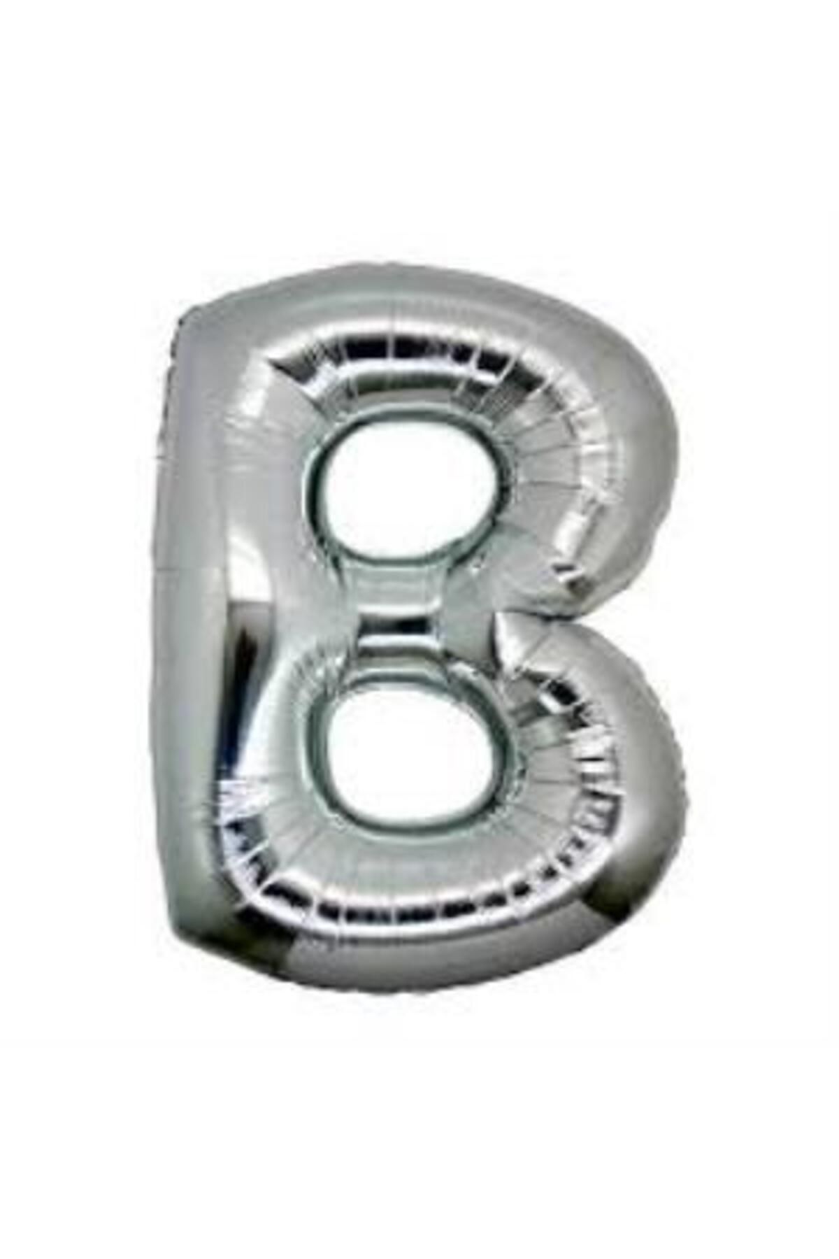Yuba Avm Nessiworld B Harf Folyo Balon Gümüş Renk 40 inç